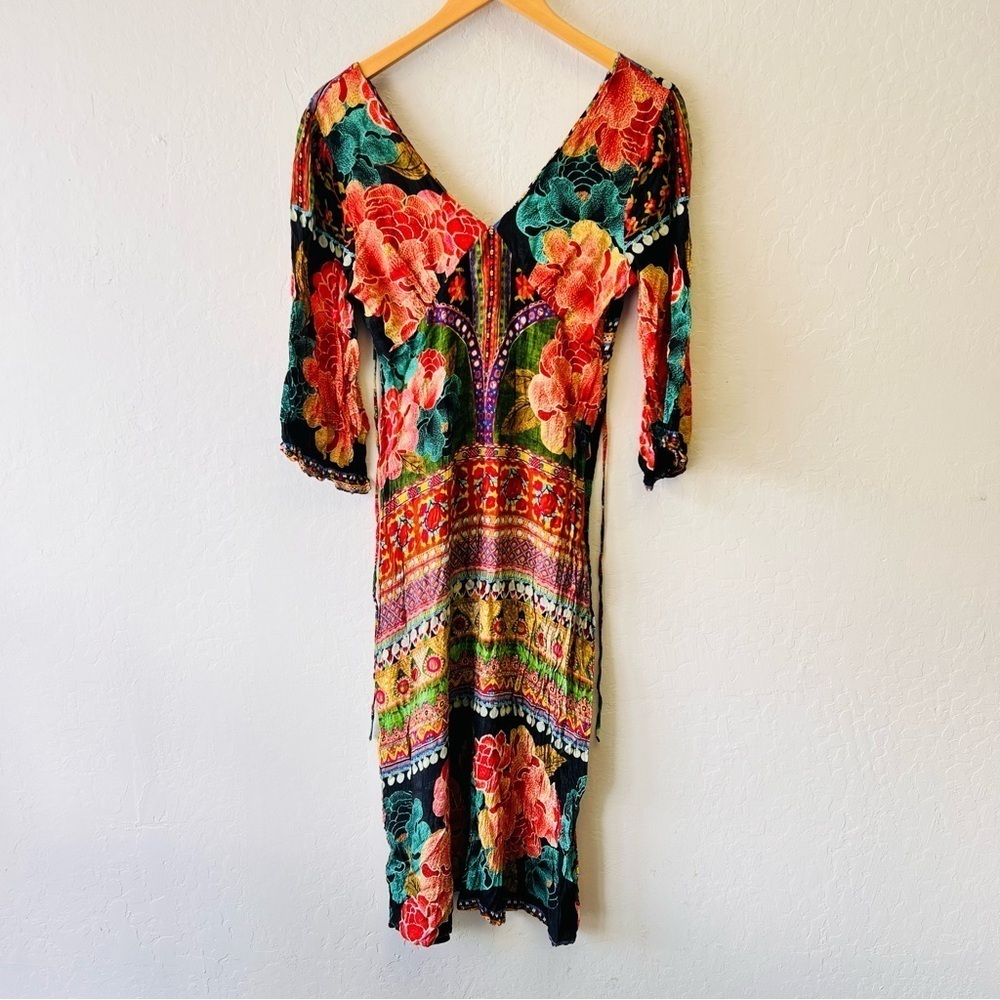 Farm Rio Floral Multicolor Maxi Dress - Picture 10 of 11